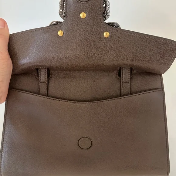 GUCCI Totem Butterfly Bijou 2WAY Leather Shoulder Bag - Picture 13 of 16